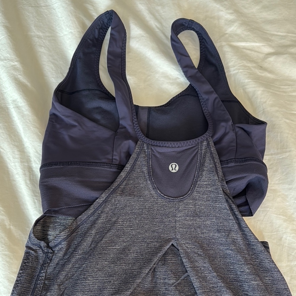 Lululemon Dark Gray Athletic Tank Top - Picture 2 of 4